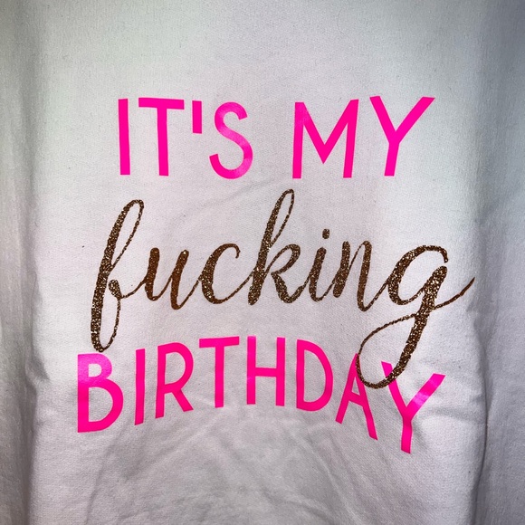 Custom Birthday Sweatshirt - Picture 2 of 4